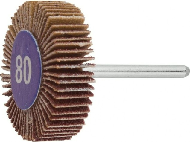 Круг лепестковый с оправкой 32х10 мм P80 ЗУБР 32х10х6 мм Р80 35934 [35934]