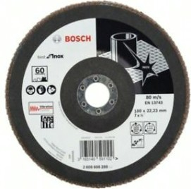 Круг лепестковый торцевой BOSCH 180 мм Р60 Best for Inox [2608608289]