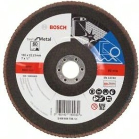 Круг лепестковый торцевой BOSCH 180 мм Р60 Best for Metal [2608606738]