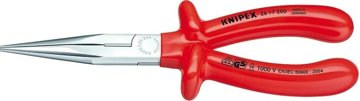 Круглогубцы диэлектрические KNIPEX 2617200 1000 V, 200 мм [KN-2617200]