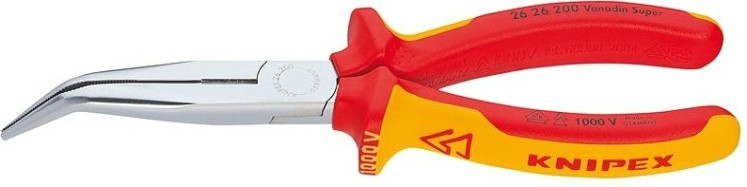 Круглогубцы диэлектрические KNIPEX 2626200 1000 V, 200 мм [KN-2626200]