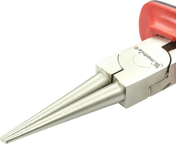 Круглогубцы MATRIX 160 мм nickel, никелированные, двухкомпонентные р [17355]