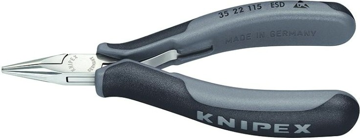 Круглогубцы прецизионные антистатические KNIPEX 3522115ESD 115 мм [KN-3522115ESD]
