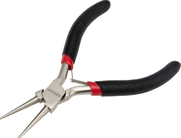 Круглогубцы REXANT Мини 120 мм авторазжим, обливные рукоятки [12-4606]