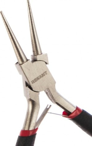 Круглогубцы REXANT Мини 120 мм авторазжим, обливные рукоятки [12-4606]