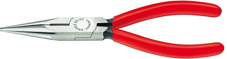 Круглогубцы с плоскими губками и режущими кромками KNIPEX 2501125 125 мм [KN-2501125]