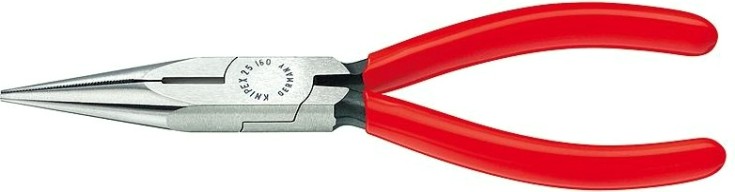 Круглогубцы с плоскими губками и режущими кромками KNIPEX 2501140 140 мм [KN-2501140]