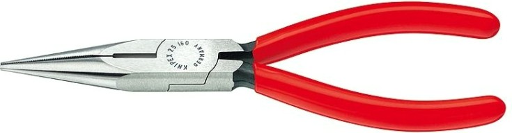 Круглогубцы с плоскими губками и режущими кромками KNIPEX 2501160 160 мм [KN-2501160]