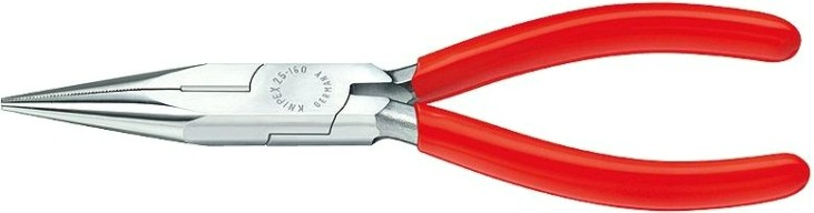 Круглогубцы с плоскими губками и режущими кромками KNIPEX 2503160 160 мм [KN-2503160]