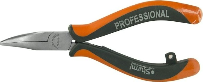 Круглогубцы Sturm 1030-05-4-125 изогнутые, 2-х комп. рукоятки, пружин. механизм 12