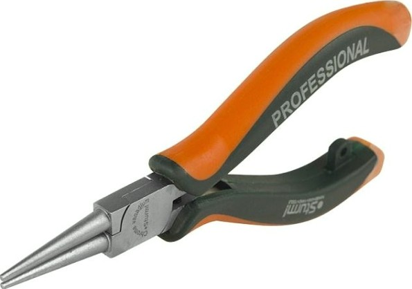 Круглогубцы Sturm 1030-05-6-100 изогнутые, 2-х комп. рукоятки, пружин. механизм 10