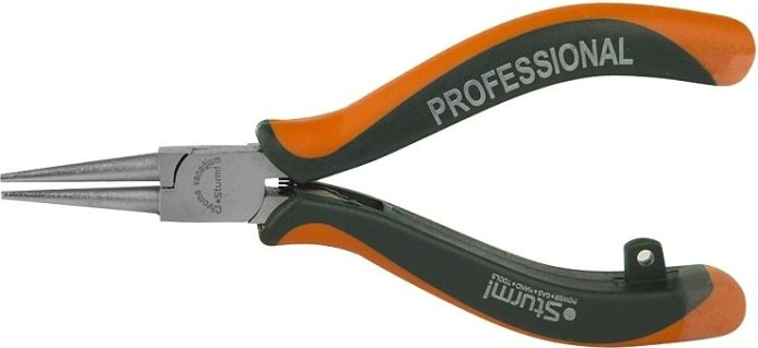 Круглогубцы Sturm 1030-05-6-100 изогнутые, 2-х комп. рукоятки, пружин. механизм 10