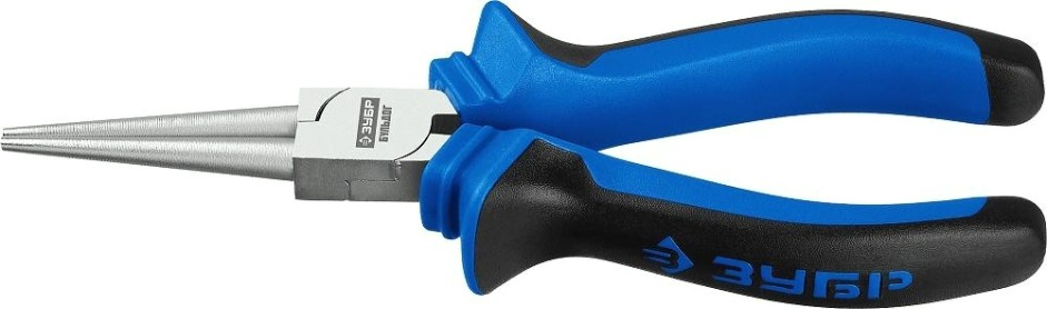 Круглогубцы ЗУБР ПРОФЕССИОНАЛ БУЛЬДОГ 160 мм особостойкое спец.покрытие н12х1(никель/хром) [2201-8-16_z02]