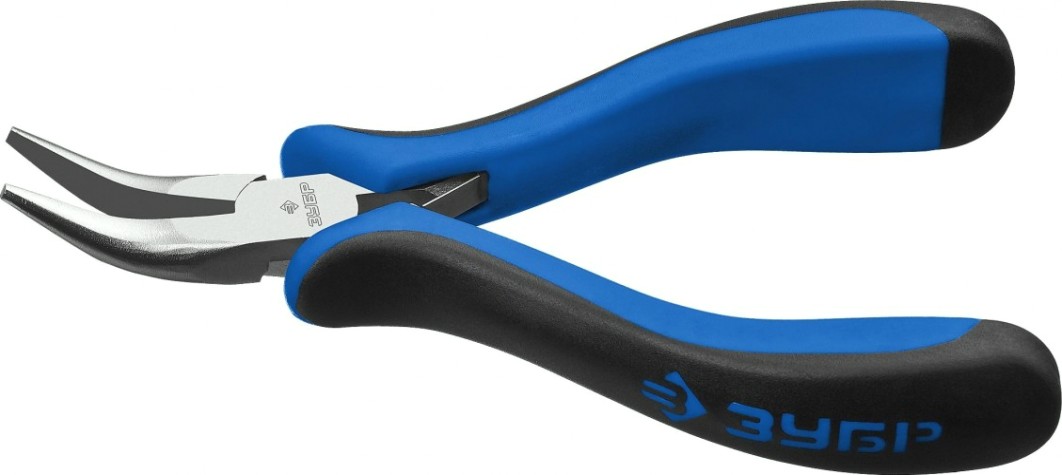 Круглогубцы ЗУБР ПРОФЕССИОНАЛ ТИТАН Мини изогнутые 120 мм, [22170-4_z01]