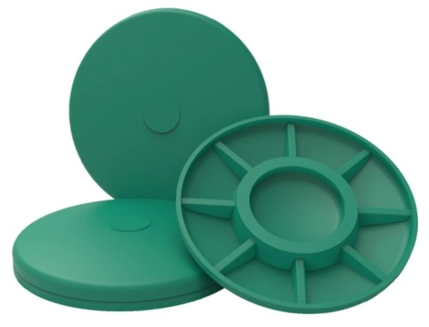 Крышка для колодца ЭКОПРОМ Rostok [зеленый]