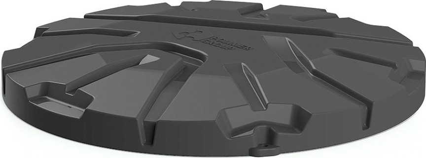 Крышка для колодца POLIMER GROUP "Роса-2" [черный]