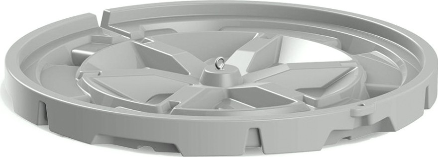 Крышка для колодца POLIMER GROUP "Роса-2" [серый]