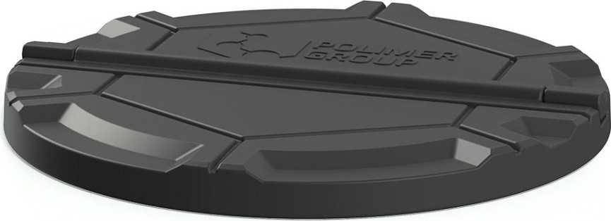 Крышка для колодца POLIMER GROUP "Роса" [черный]