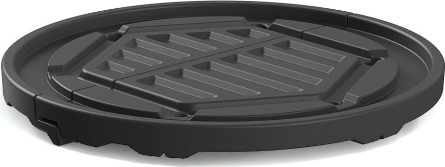 Крышка для колодца POLIMER GROUP "Роса" [черный]