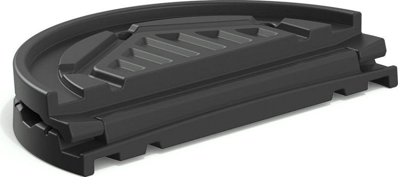 Крышка для колодца POLIMER GROUP "Роса" [черный]