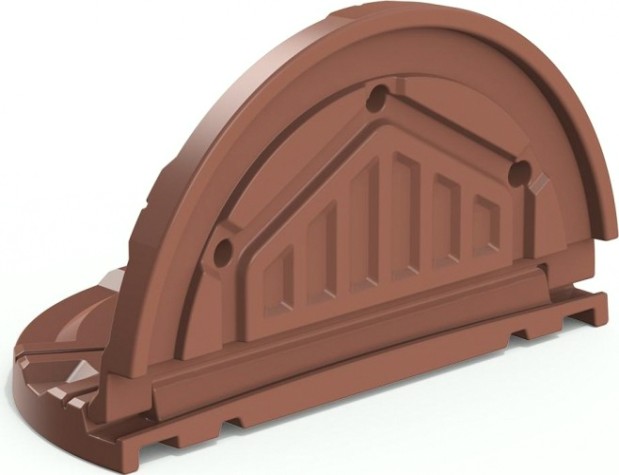 Крышка для колодца POLIMER GROUP "Роса" [коричневый]