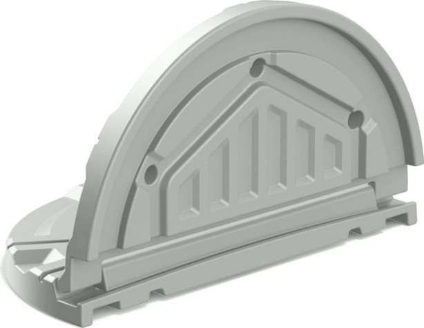 Крышка для колодца POLIMER GROUP "Роса" [серый]