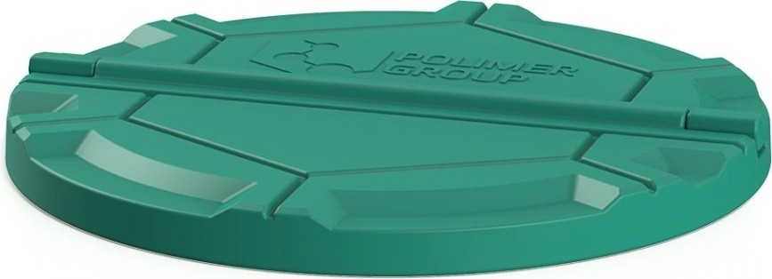 Крышка для колодца POLIMER GROUP "Роса" [зеленый]