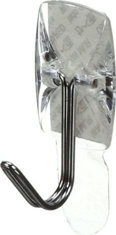 Крючок для столовых приборов 3M Command® (17067CLR) прозрачный 3 шт [7100108737]