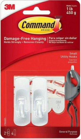 Крючок малый 3M Command® (17002N) белый 1 шт [7100139588]