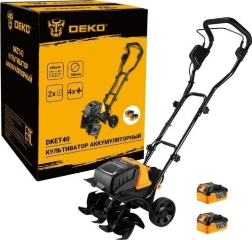 Культиватор DEKO DKET40 аккумуляторный 2*4.0ач [065-1203]