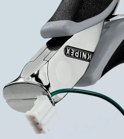 Кусачки KNIPEX KN-6402115ESD торцевые для электроники, маленькая фаска