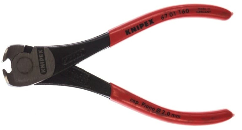 Кусачки KNIPEX KN-6701160SB торцевые особой мощности, 160 мм