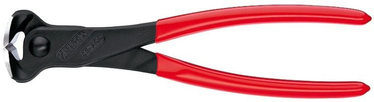 Кусачки KNIPEX KN-6801200SB торцевые, 200 мм, обливные ручки