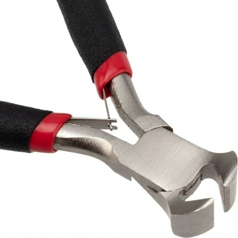 Кусачки REXANT Мини 100 мм торцевые, авторазжим, обливные рукоятки [12-4605]