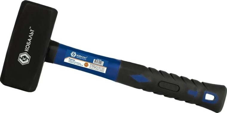 Кувалда Кобальт 240-966 2000 г, фибергласовая рукоятка