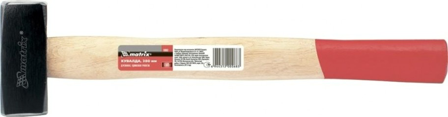 Кувалда MATRIX 10904 2.0 кг, деревянная рукоятка