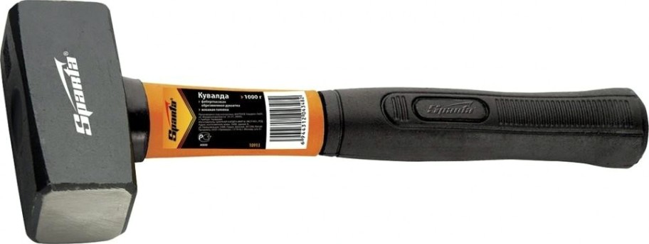 Кувалда Sparta 2000 г, фибергласовая обрезиненная рукоятка [10917]