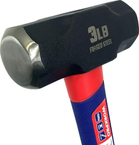 Кувалда WORKPRO WP241032 1500гр, с фиберглассовой рукояткой Кувалда WORKPRO WP241032 1500гр, с фиберглассовой рукояткой