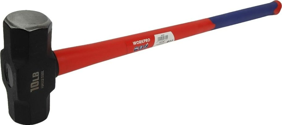 Кувалда WORKPRO WP241034 4500гр, с длинной фиберглассовой рукояткой Кувалда WORKPRO WP241034 4500гр, с длинной фиберглассовой рукояткой