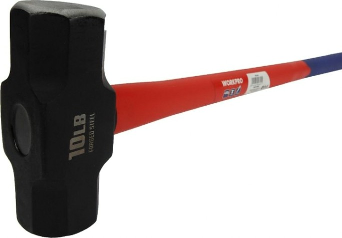 Кувалда WORKPRO WP241034 4500гр, с длинной фиберглассовой рукояткой Кувалда WORKPRO WP241034 4500гр, с длинной фиберглассовой рукояткой