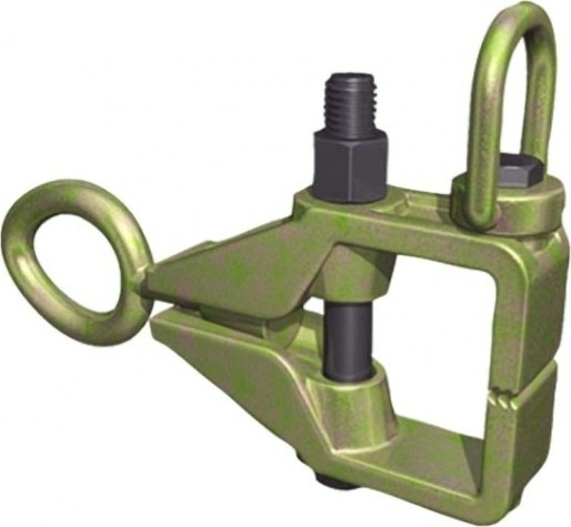 Квадратный зажим СОРОКИН 6.41 с дополнительной точкой фиксации 2/3 т