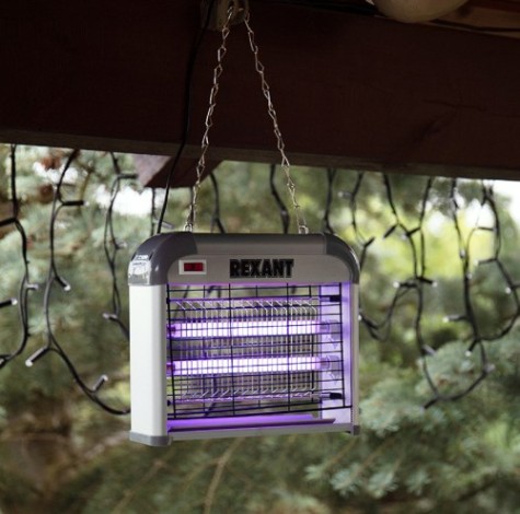 Лампа антимоскитная REXANT 71-0036 2х6Вт, 220В, S 60м² Лампа антимоскитная REXANT 71-0036 2х6Вт, 220В, S 60м²