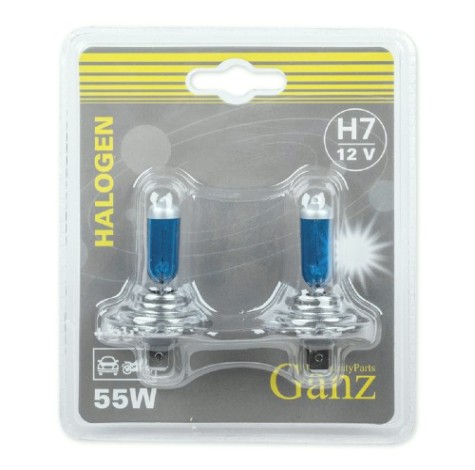 Лампа GANZ GIP06056 12V H7 55W +50% PX26d 5000k 2 шт.
