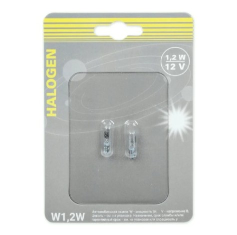 Лампа GANZ GIP06059 12V W1,2W 1,2W W2x4,6d 2 шт.