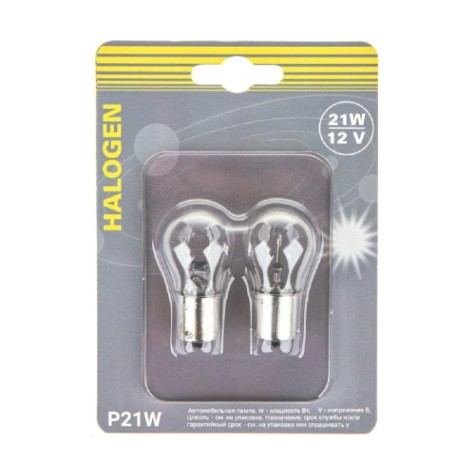 Лампа GANZ GIP06070 12V P21W 21W BA15s 2 шт.
