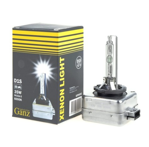 Лампа GANZ GIP06082 ксеноновая D1S 12V 35W PK32d-2 6000K