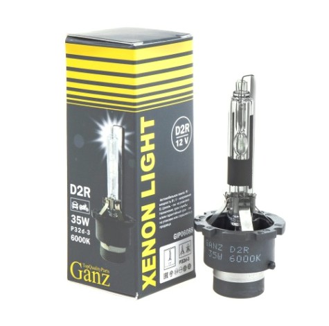 Лампа GANZ GIP06088 ксеноновая D2R 12V 35W P32d-3 6000K