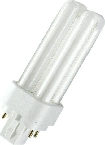 Лампа люминесцентная Osram CFL DULUX компактная неинтегрированная d/e 18w/827 g24q-2 10 [4050300012148]