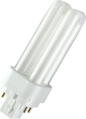 Лампа люминесцентная Osram CFL DULUX компактная неинтегрированная d/e 18w/830 g24q-2 10 [4050300327211]