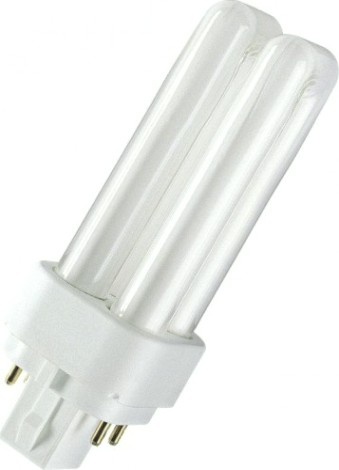 Лампа люминесцентная Osram CFL DULUX компактная неинтегрированная d/e 18w/840 g24q-2 10 [4050300017617]